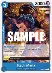 Black Maria - OP04-052 - C - (Kingdoms of Intrigue Pre-release Promo)